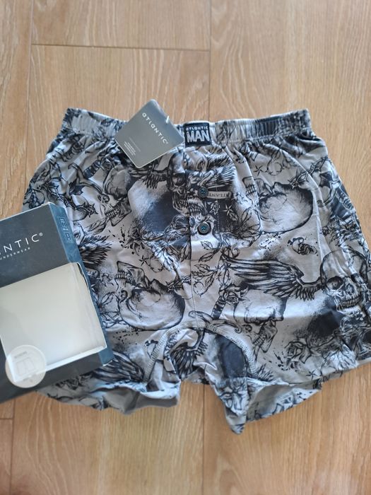 Bokserki męskie Atlantic, rozmiar S, bawełna