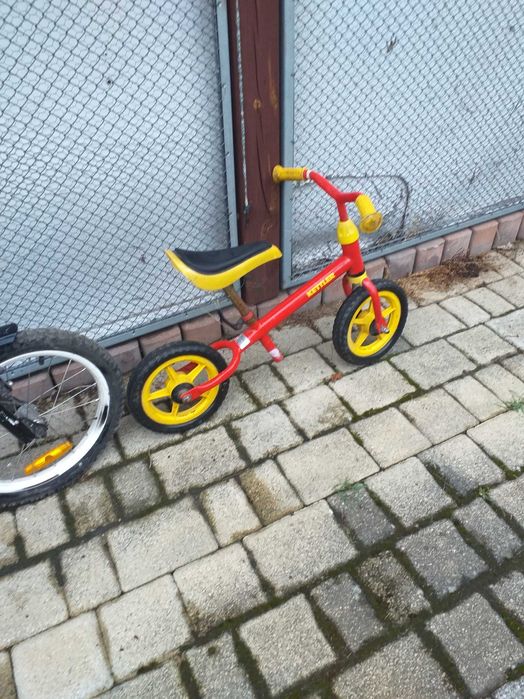 Dwa rowerki dziecięce 16" Boczne kółka