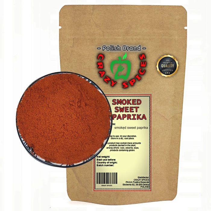 Papryka Wędzona  50g – Eksplozja Aromatu, Którą Tworzy CrazySpices