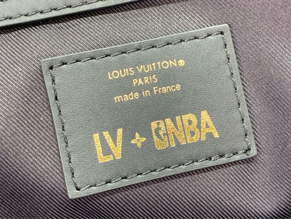 Louis Vuitton Keepall NBA синяя мужская сумка дорожная спортивная