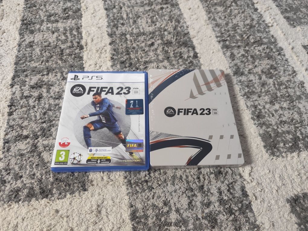 Fifa 23 ps5 + steelbook (nowy)