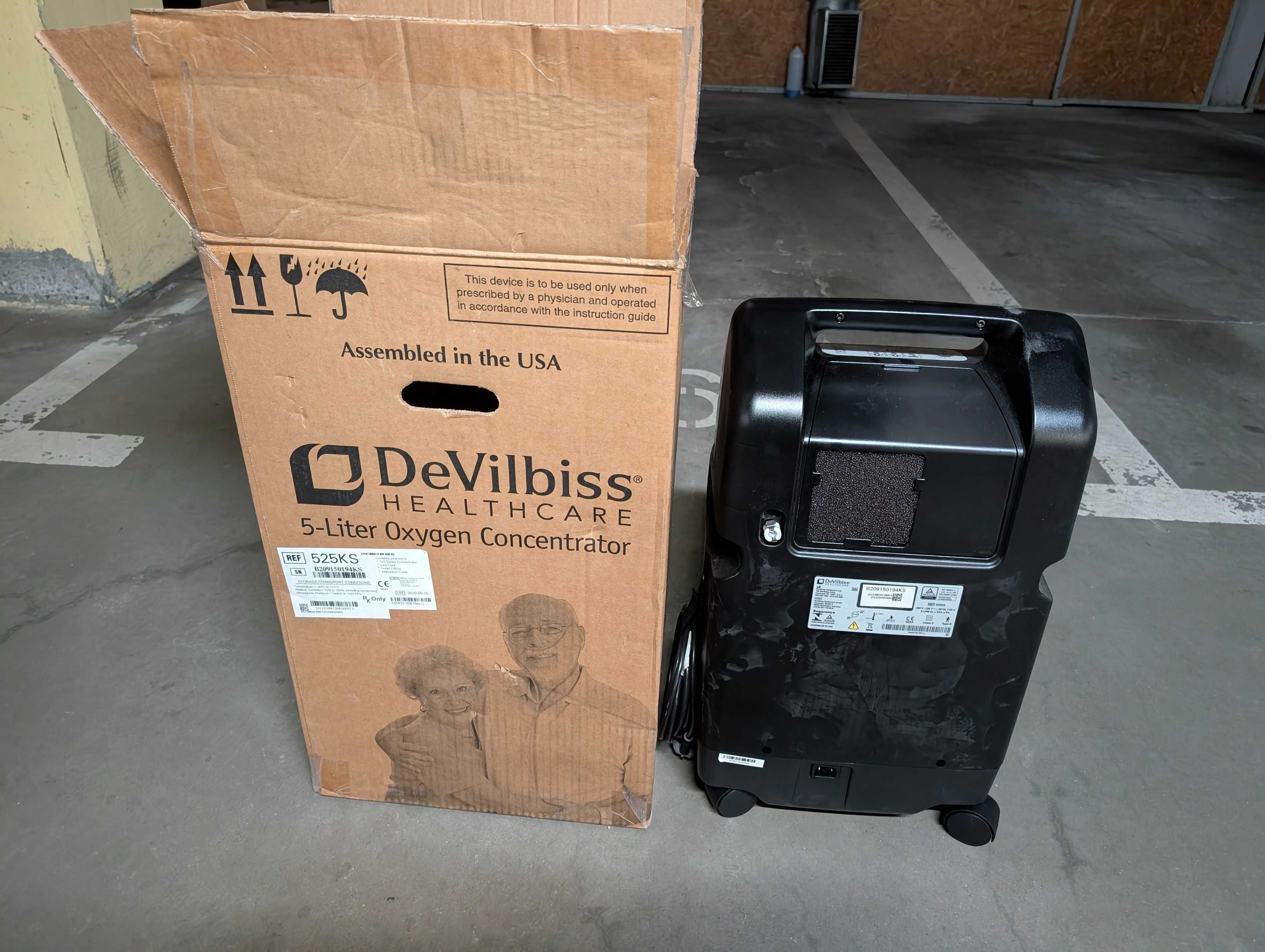 Koncentrator tlenu DeVilbiss 525KS 5 litrów