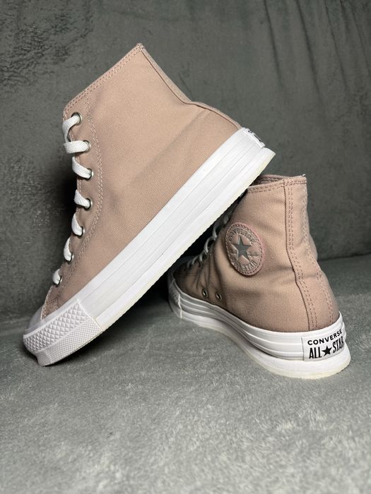 Высокие кроссовки кеды конверсы Converse 25 см