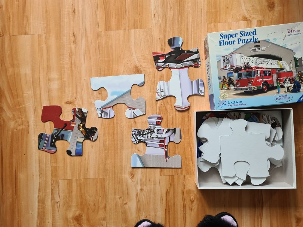 Puzzle Straż pożarna od 3lat