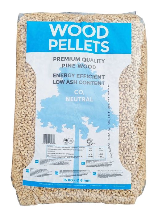 Pellet drzewny Ikea BLUE ENplus A1 PL031 DINplus JASNY >19MJ