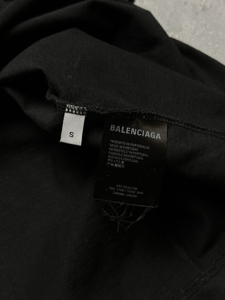 Koszulka Balenciaga T-Shirt Paris 40 Rue De Sevres Logo