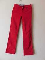 H&M spodnie jeans czerwone 36 38 nowe