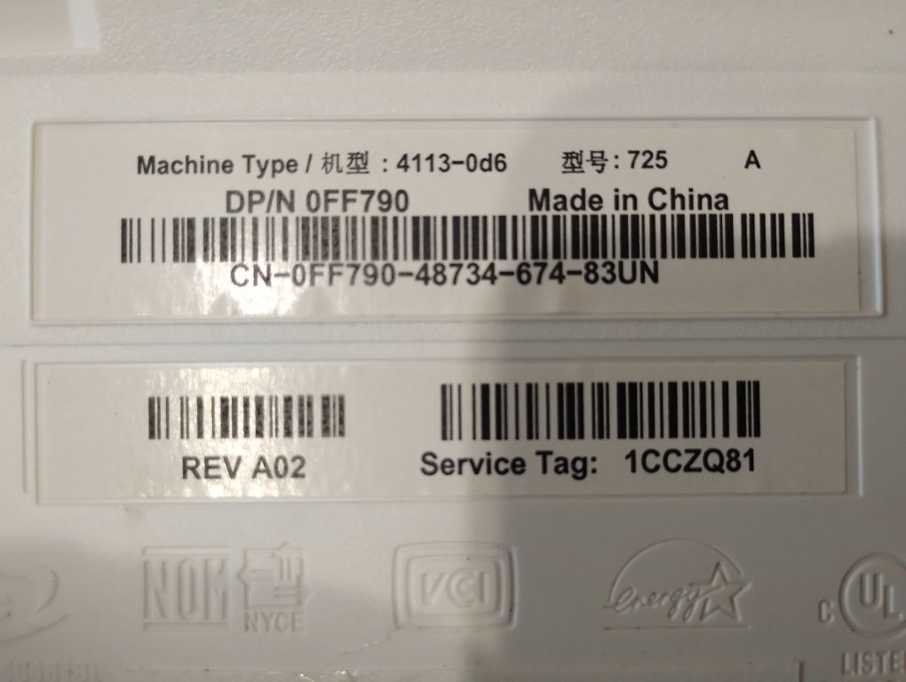 Кольоровий принтер Dell 725