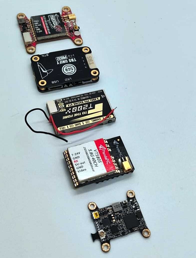 Zestaw nadajników wideo 5,8GHz VTXy TBS T-Motor PandaRC