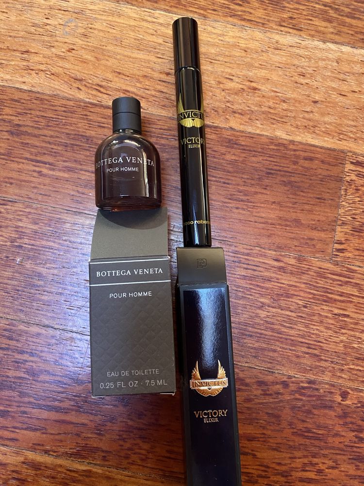 Bottega  veneta 7,5 ml i paco rabane Victory elixir nowe