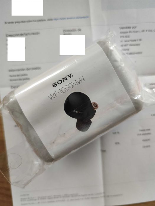 Słuchawki bezprzewodowe douszne Sony WF-1000XM4B