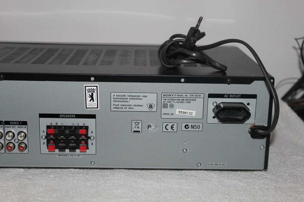 SONY STR-DE 197 Amplituner wzmacniacz kino domowe 5.1 Wysyłka