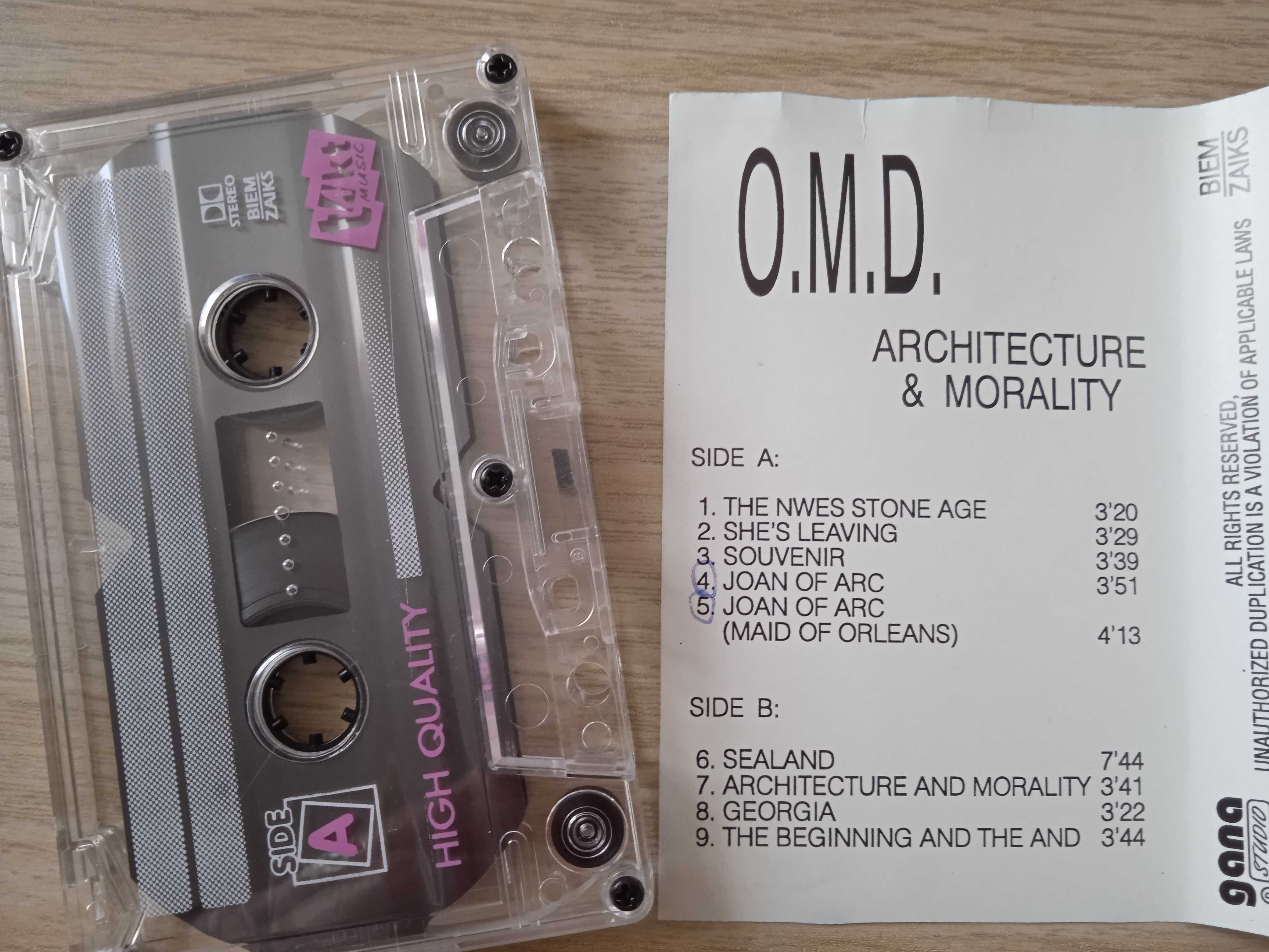 O.M.D. - Architecture & Morality / kaseta