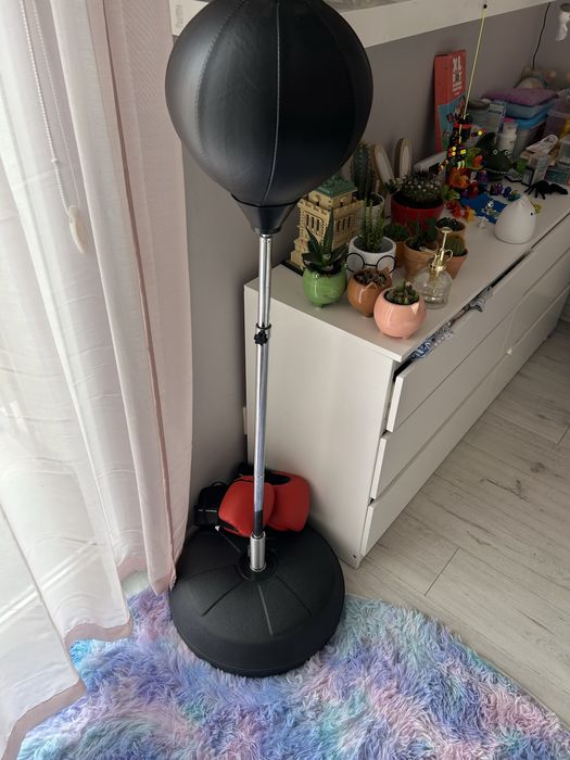 Gruszka do boksu i rekawice zestaw bokserski