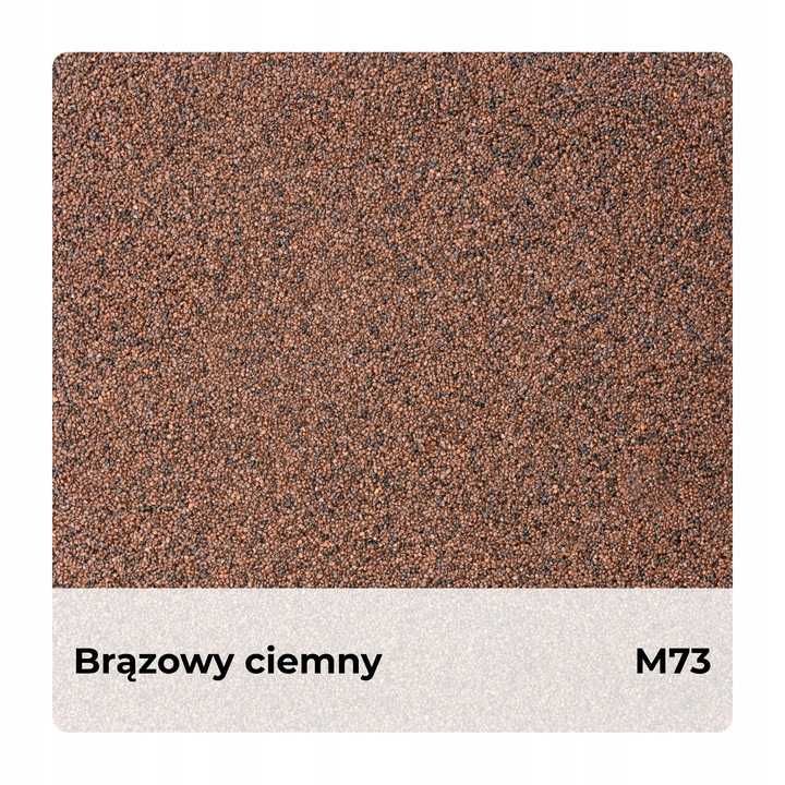 TYNKI MOZAIKOWE Elewacje Tynk mozaikowy brąz ciemny brązowy 25kg