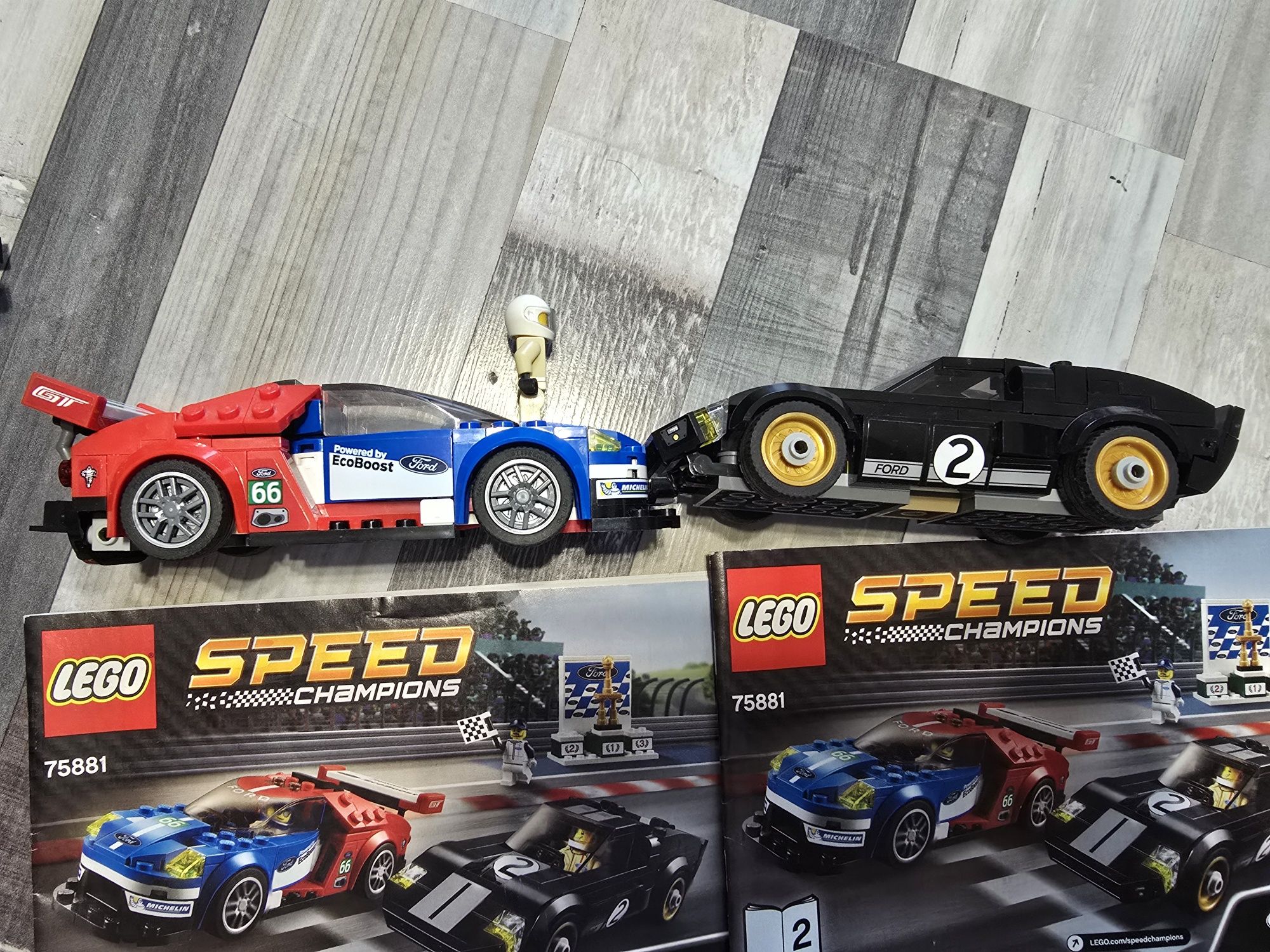 LEGO 75881 Speed Champions Ford GT z roku 2016 i Ford GT40 z roku 1966