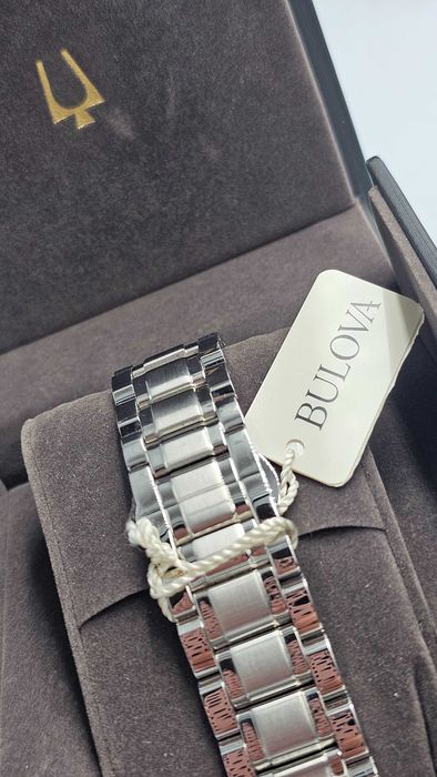 Zegarek męski Bulova Srebrny Automat Open Heart $$$ Drogi $$$