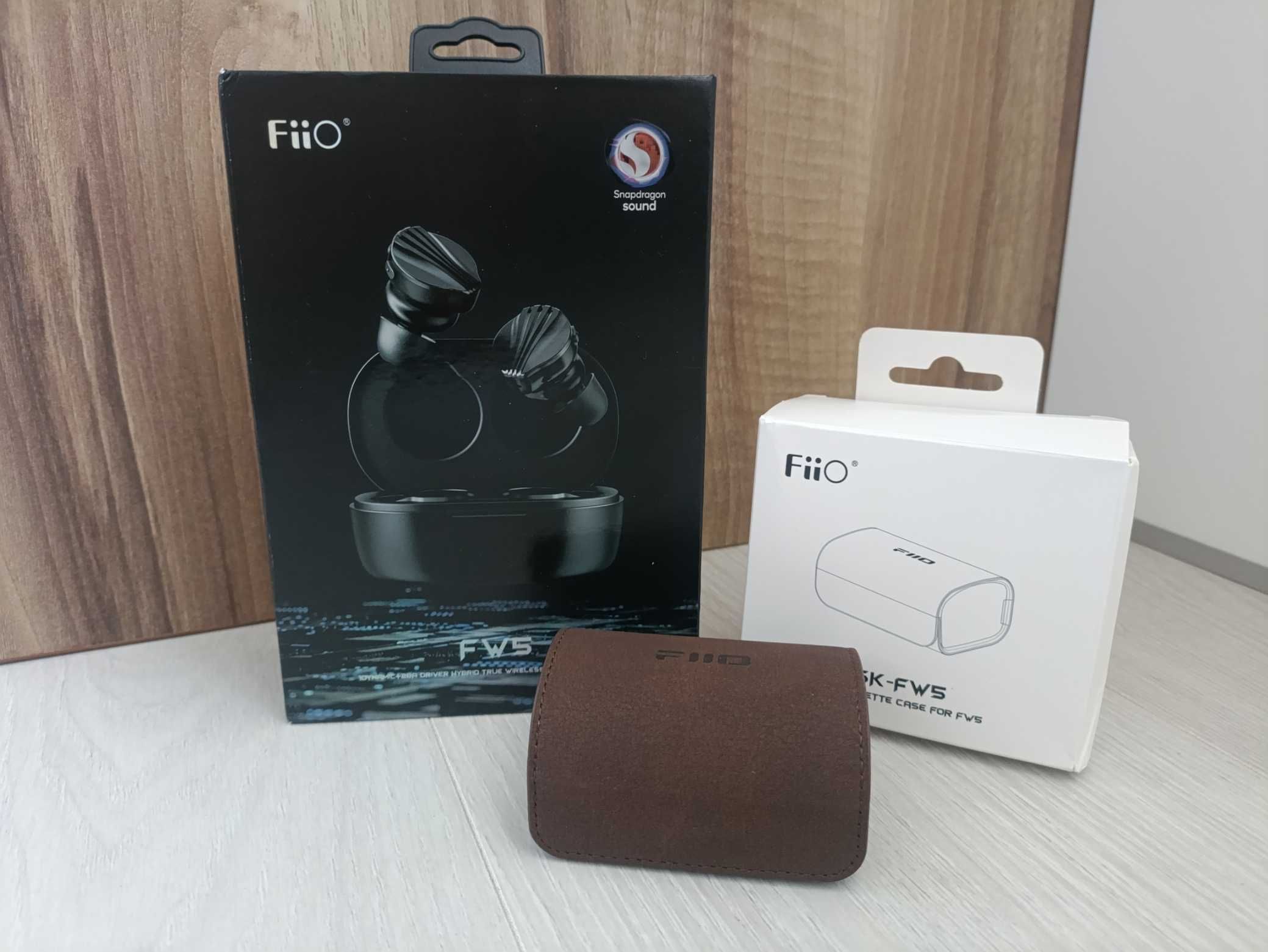 FiiO FW5 беспроводные Bluetooth TWS наушники BТ5.2 LHDC AptX  + чехол