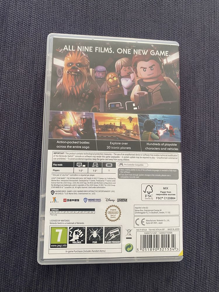 Jogo Lego Star Wars The Skywalker Saga Nintendo Switch Usado