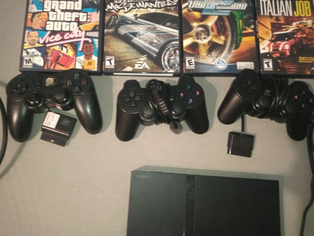 PlayStation 2 +gry+ 3pady okazjia