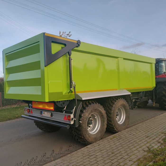 Tandem wywrotka 20T skorupa szerokie koła joskin mamut beco