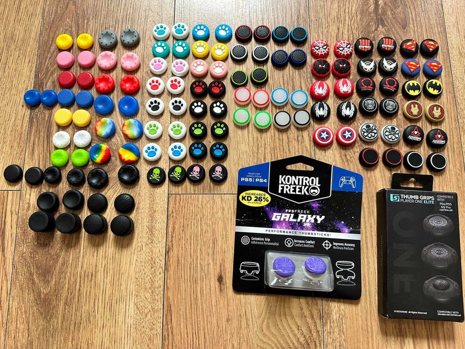 Чехол с накладками на стики геймпад для DualShock PS3 PS4 PS5 XBOX 360