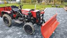 SUPER Mini traktorek SAM maluch 126p pług do śniegu podnośnik CLASS