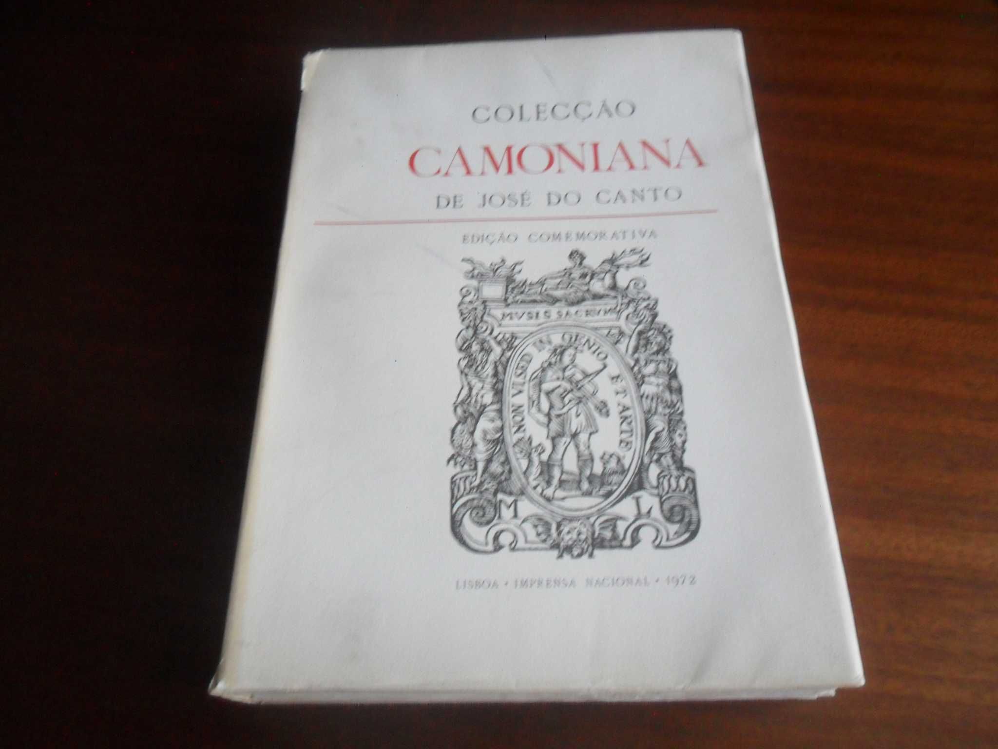 "Coleção Camoniana" de José do Canto - Edição de 1972