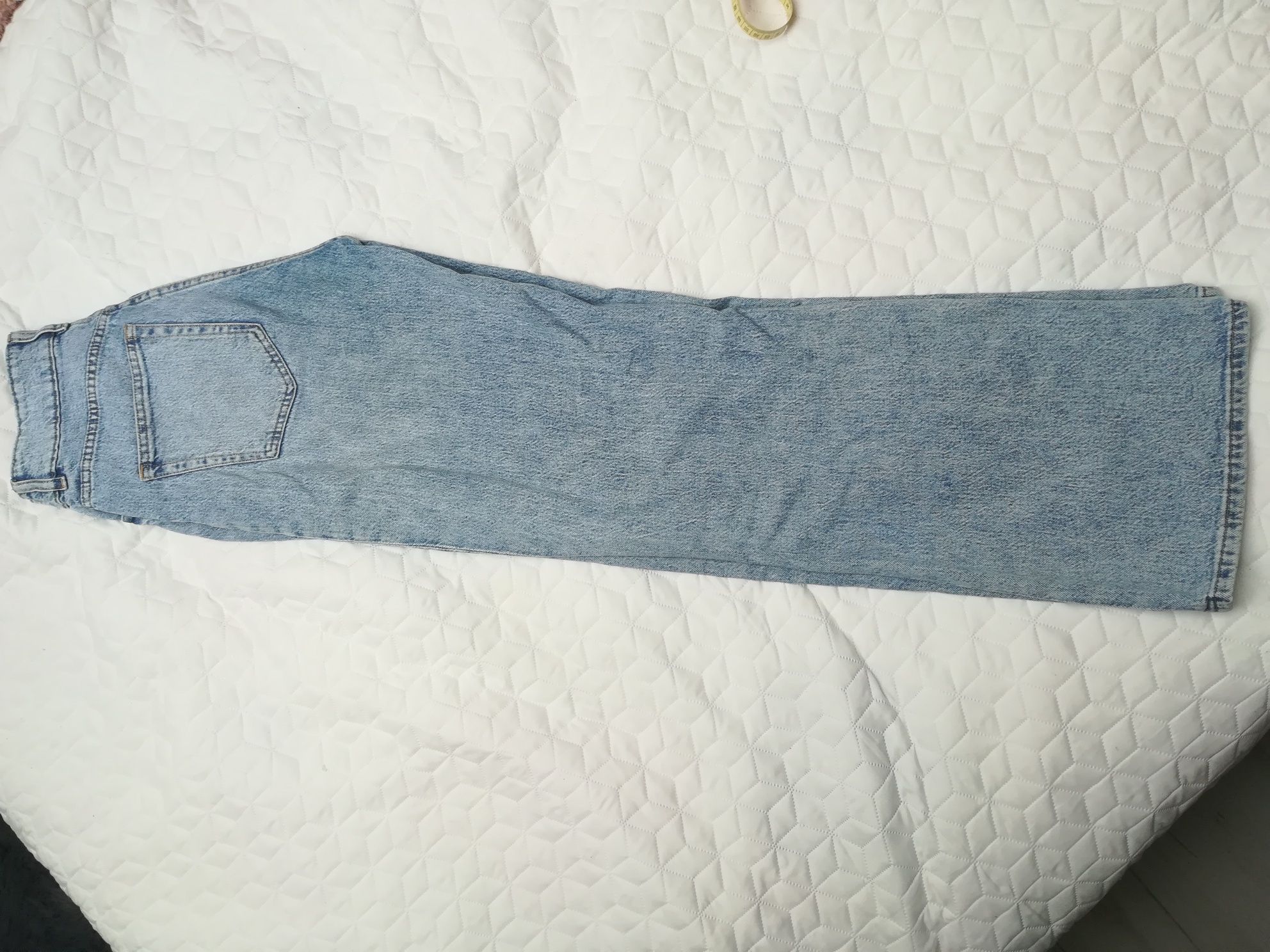 H&m spodnie jeansowe szerokie
