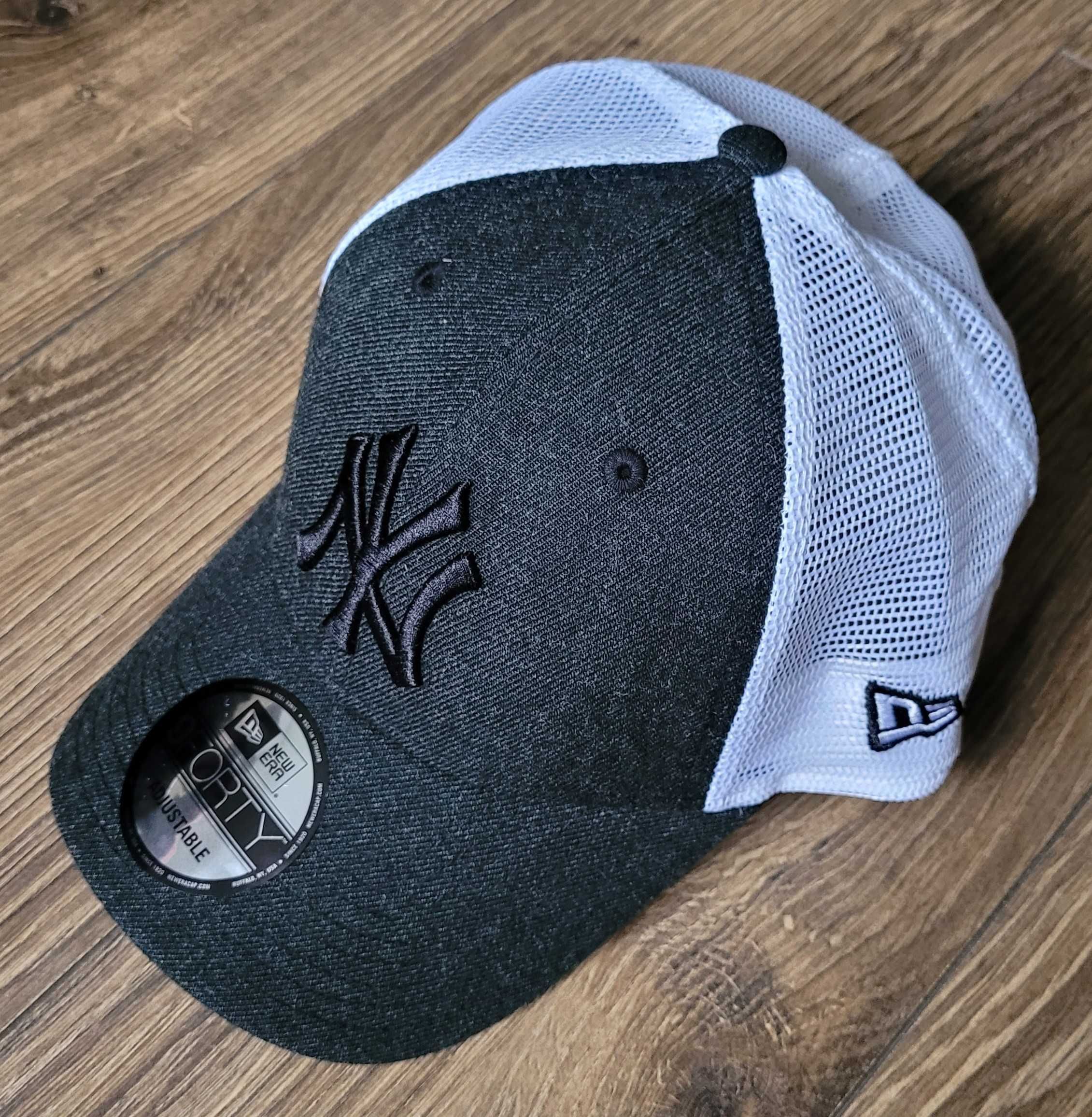 czapka z daszkiem New Era 9Forty New York Yankees biała szara NOWA