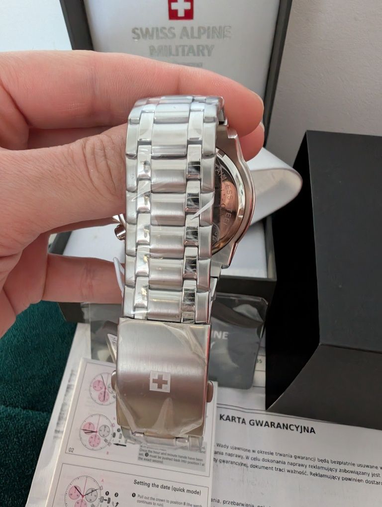 Zegarek Swiss Alpine Military SAM7043.9135 Oryginał Ideał Komplet