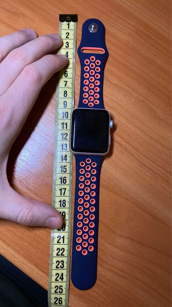 Ремінець Apple watch 42/44 мм, S/M силіконовий