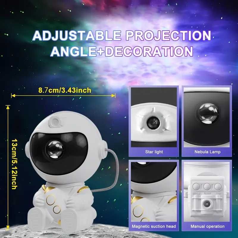 projetor   estrelas  galáxia luz da noite astronauta espaço