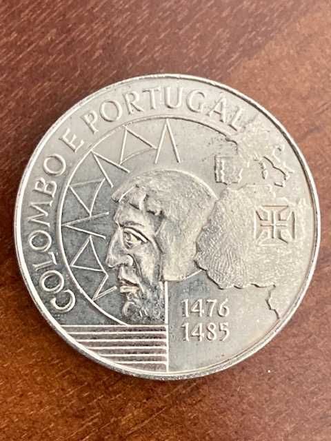 5 Moedas comemorativas 200 escudos (200$00) 1991 - Colombo e Portugal