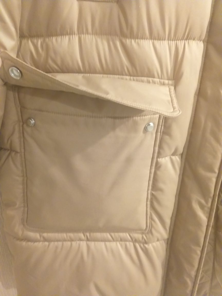 Nowa kurtka beżowa, H&M,  M-L
