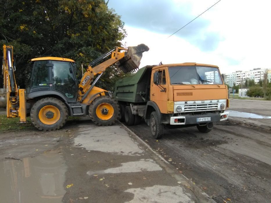 Запорожье: Вывоз строймусора, грунта и хлама. JCB погрузчик.