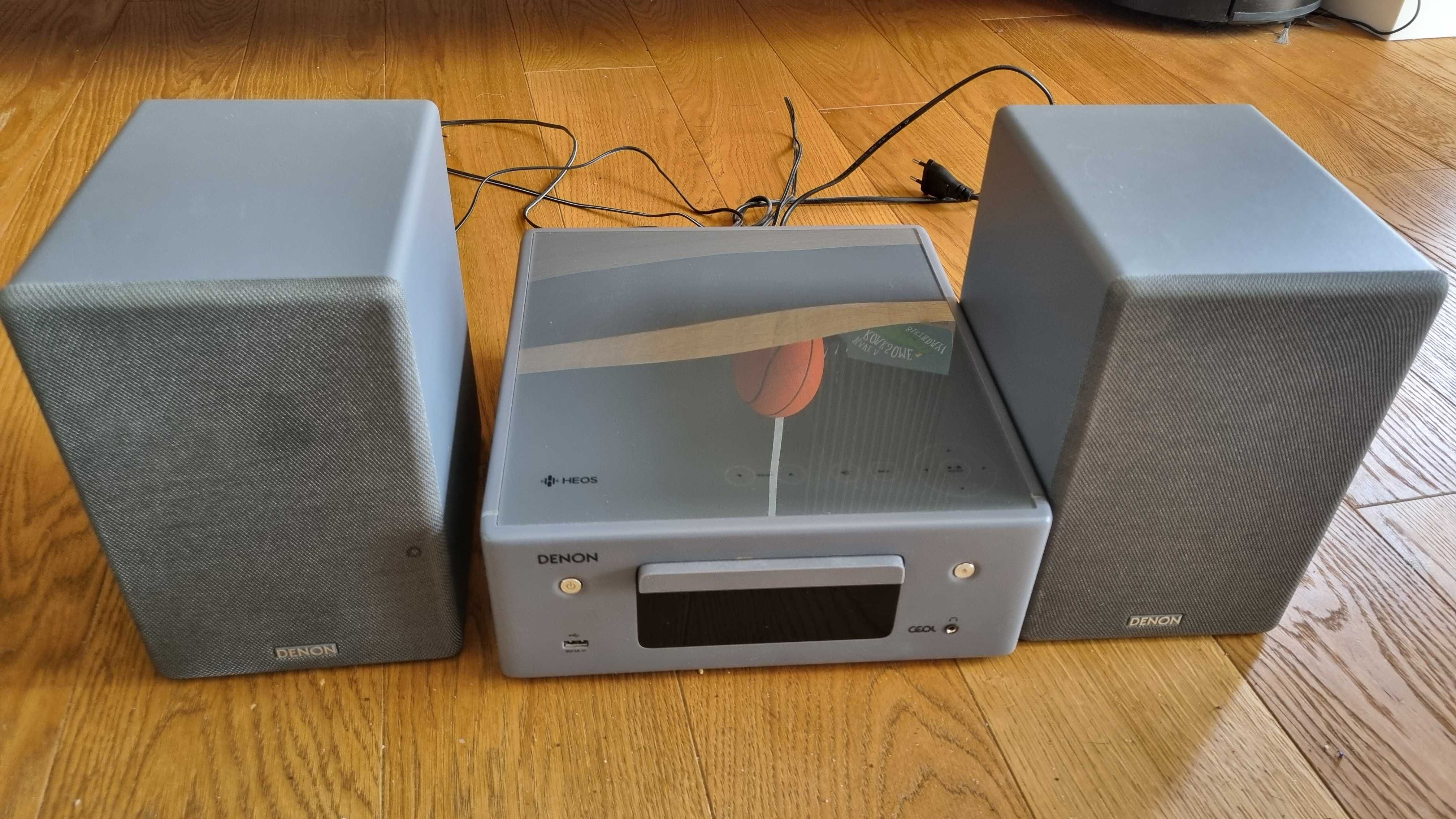 Zestaw audio Denon CEOL N10 szary / streaming / uszkodzona kieszeń CD