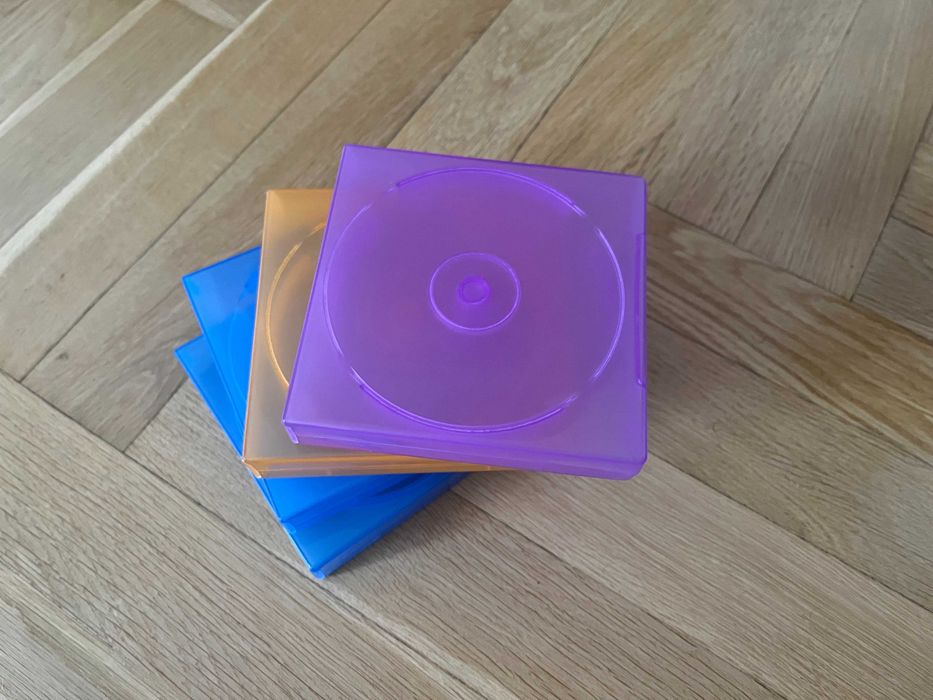 Pudełka plastikowe CD i DVD