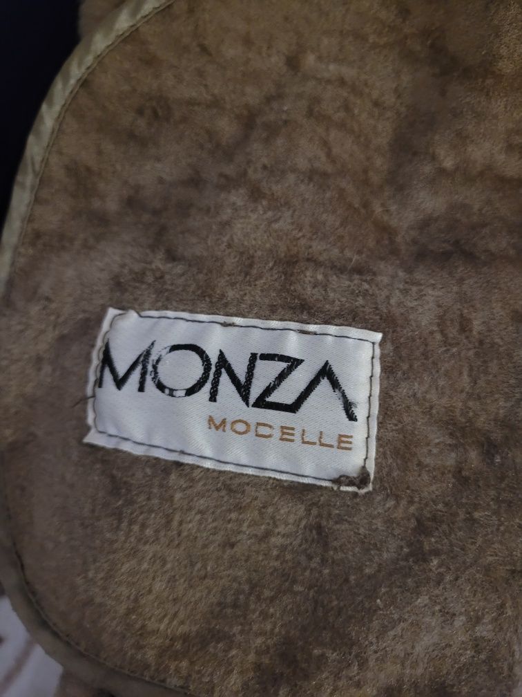 Płaszcz zimowy Kożuch męski damski Monza Models prawdziwy