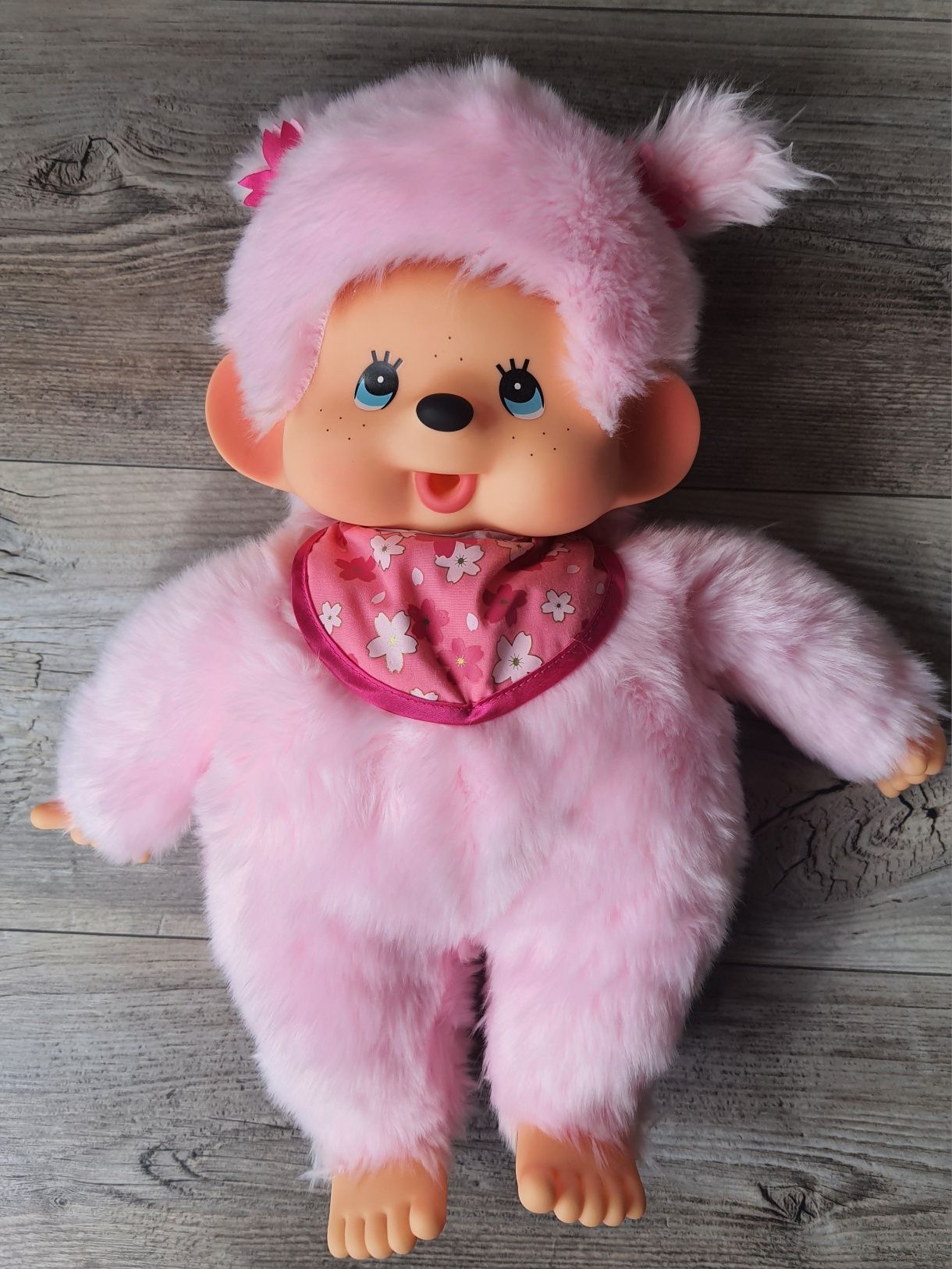 Monchhichi duża, 45 cm, stan idealny