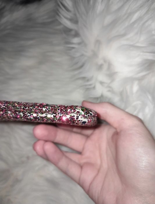 Torebka różowa mieniącą się