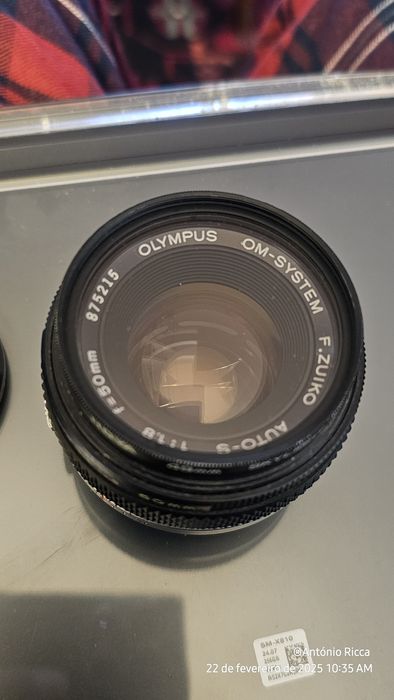 Objectiva OLYMPUS OM Zuiko 50/ 1.8m