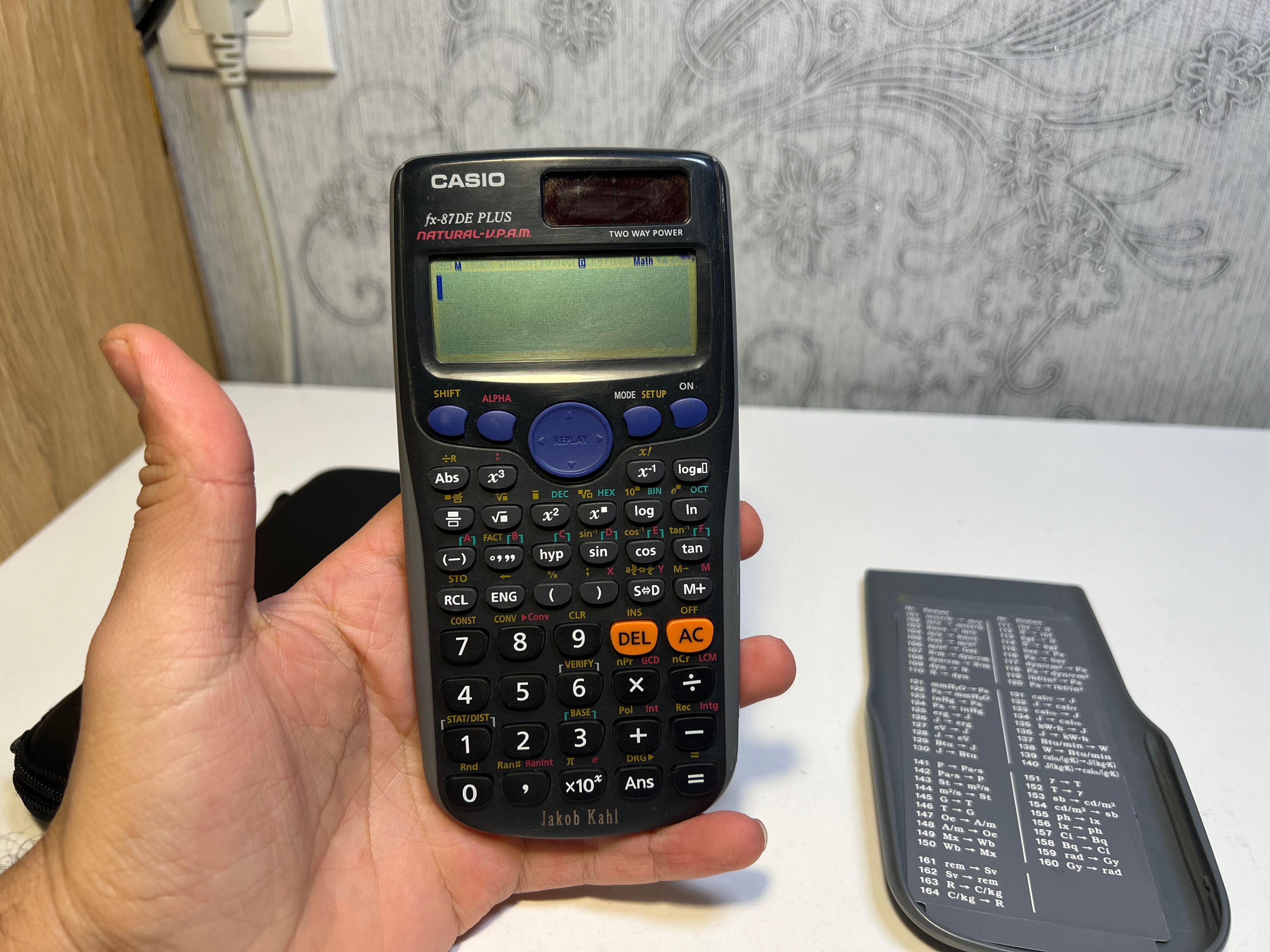 Инженерный графический калькулятор Casio FX-87DE PLUS