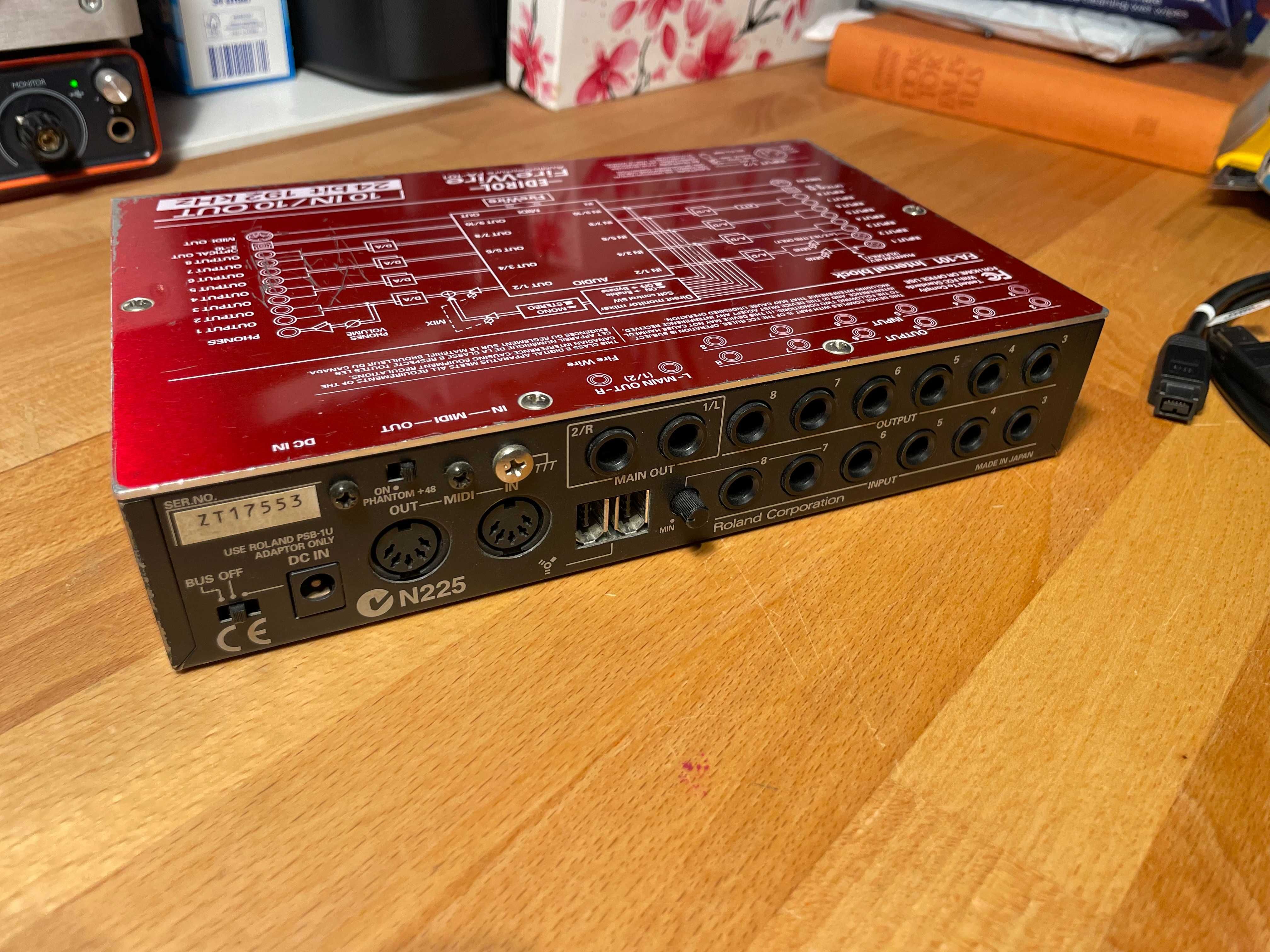 Edirol FA-101 Roland / karta wielokanał FireWire 8/8 + MIDI
