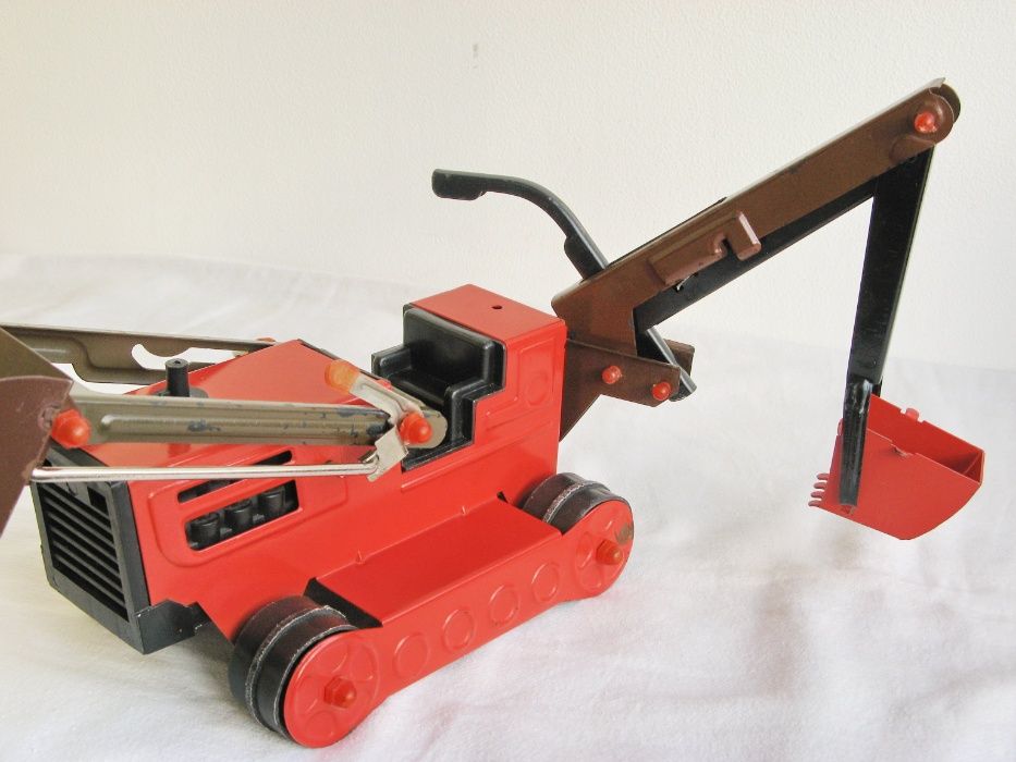 Игрушка СССР экскаватор бульдозер