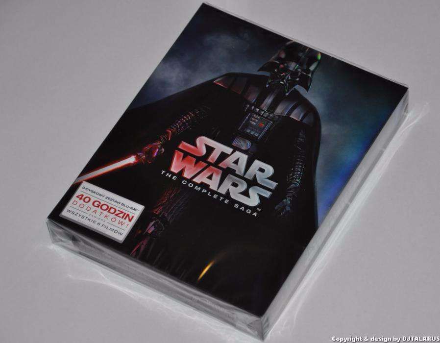 Nowy zestaw STAR WARS Gwiezdne Wojny Cała Saga 9-dy Blu-Ray na PREZENT