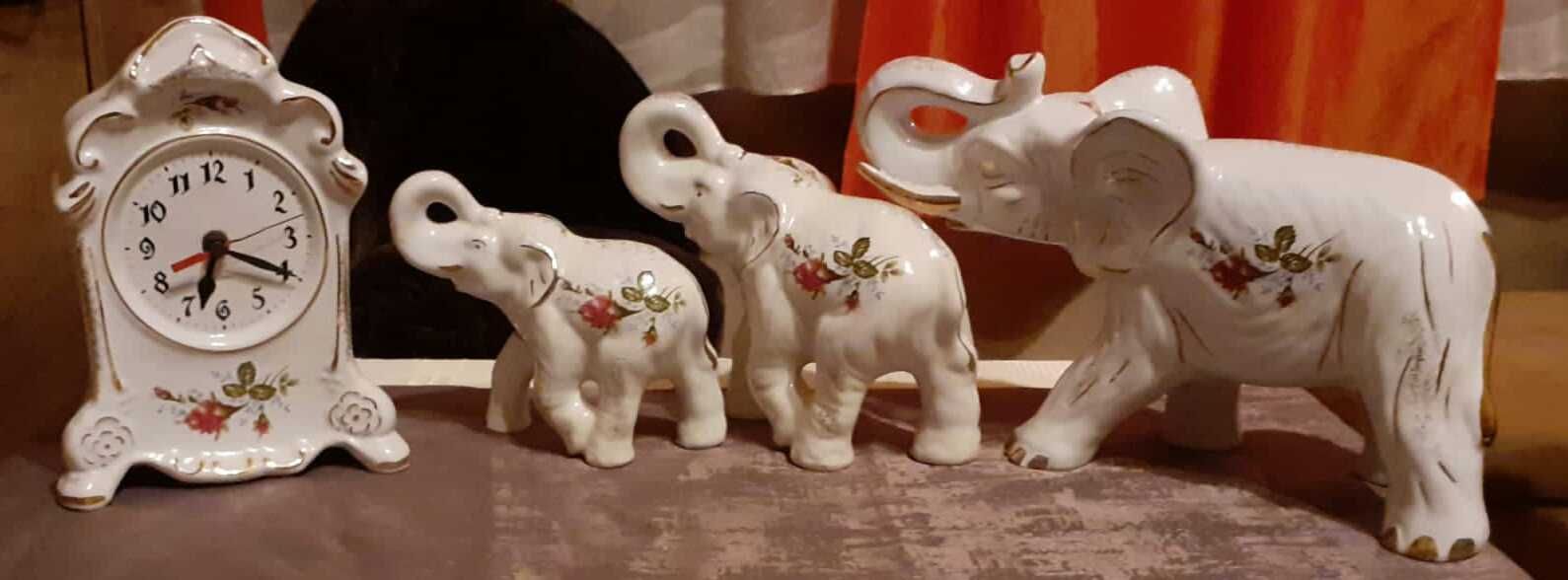 Słonie porcelanowe