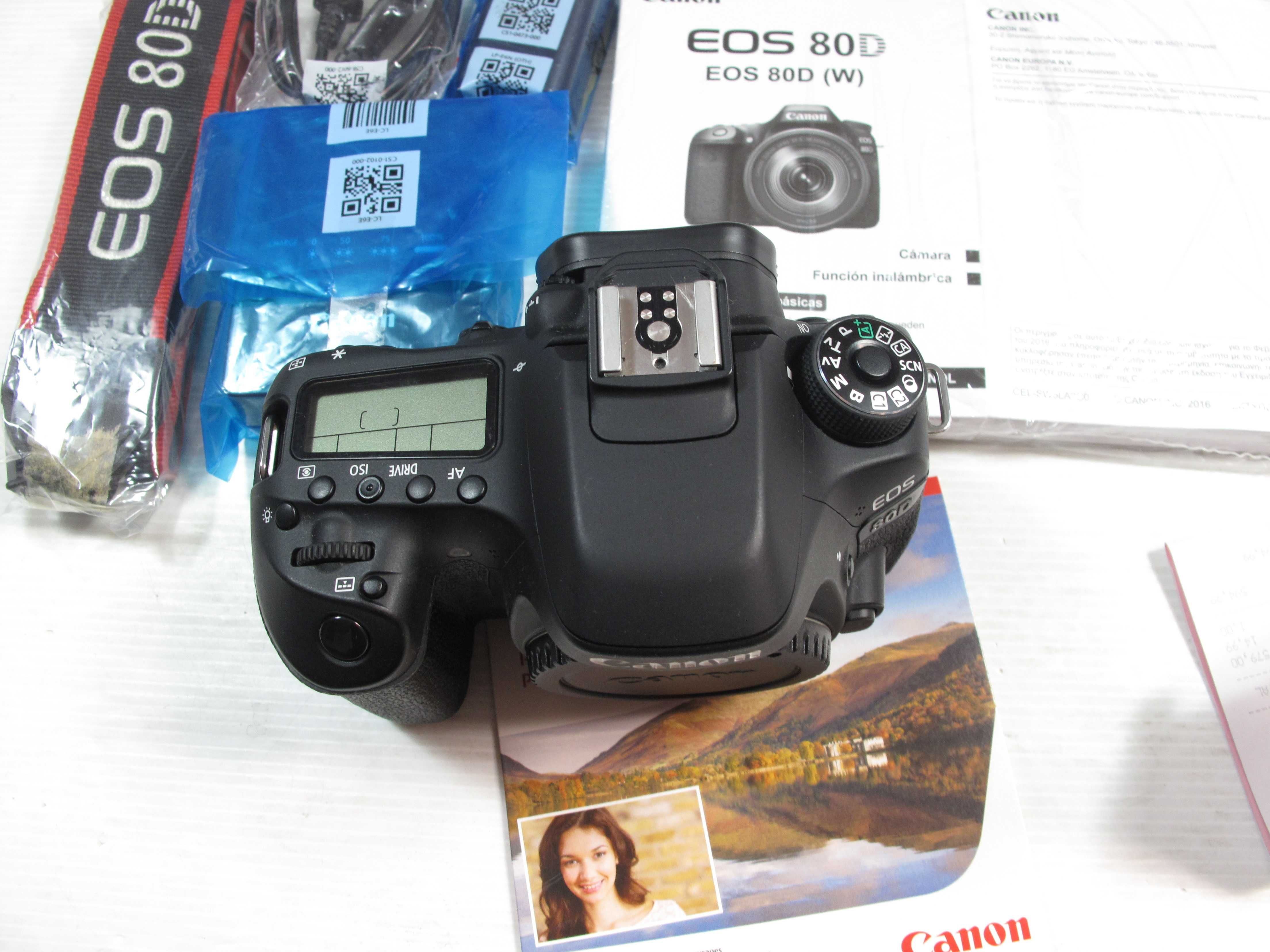 Canon 80D na caixa Igual a nova só 12 mil disparos-Com ou sem Lentes