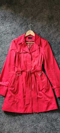 Płaszcz płaszczyk trencz Orsay r.36 czerwony