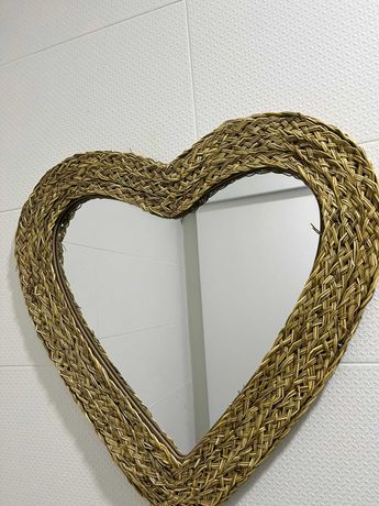 espelho em forma de coração